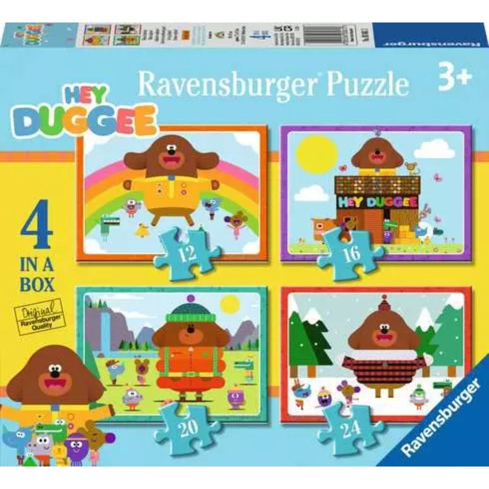 Hey Duggee, 4 in a Box - 12 + 16 + 20 + 24 Pieces Puzzle