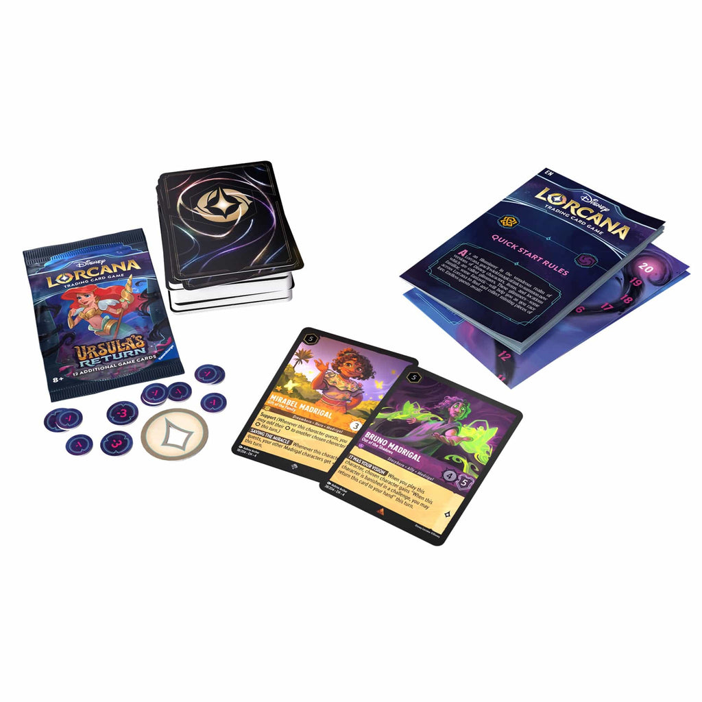 lorcana ursula's return starter deck Disney Lorcana Tcg Ursula's Return Set 4