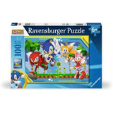 Ravensburger Children’s Puzzle Knuckles, Sonic, Tails, Amy 100 Pieces