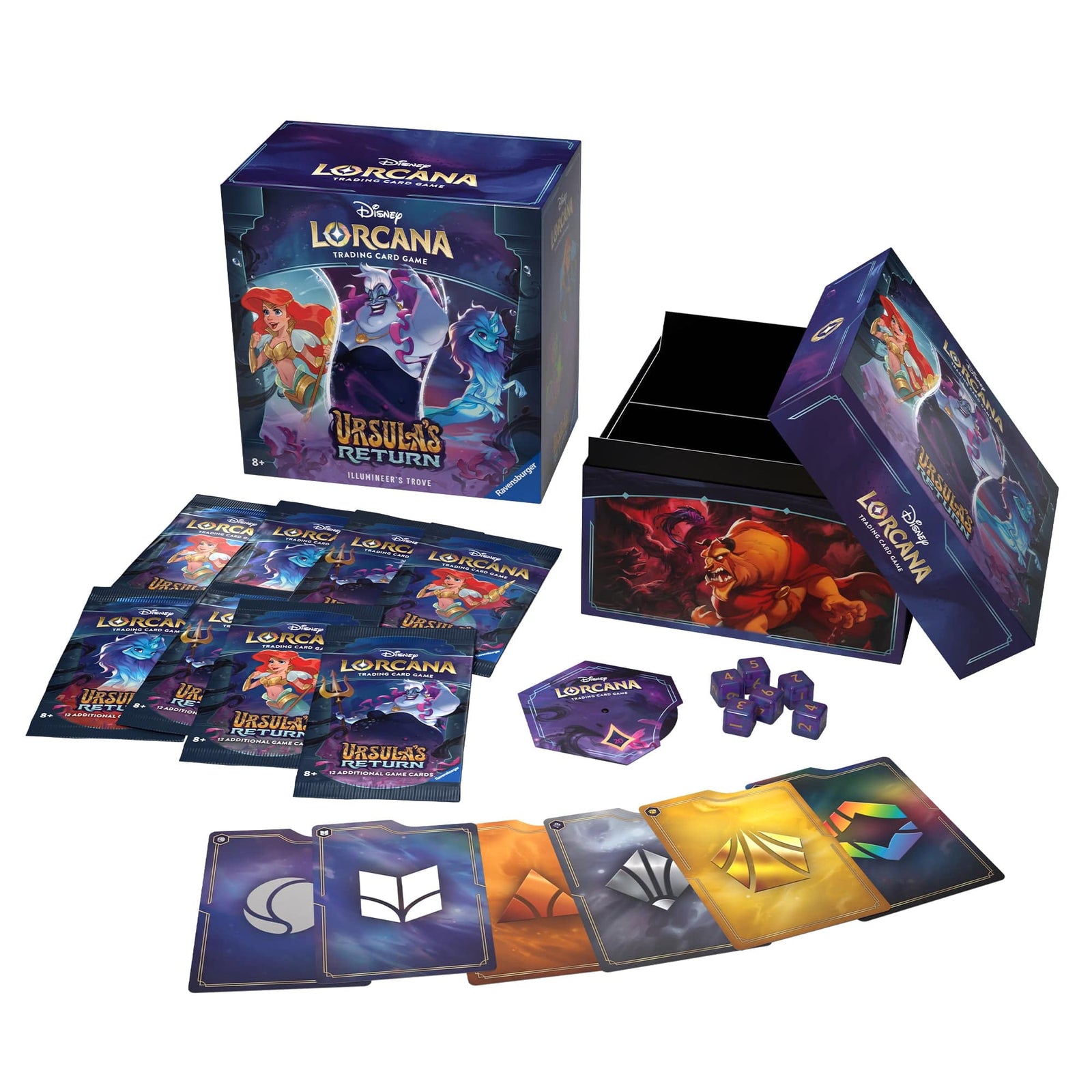 lorcana set 4 cards Disney Lorcana TCG Ursula's Return Set 4