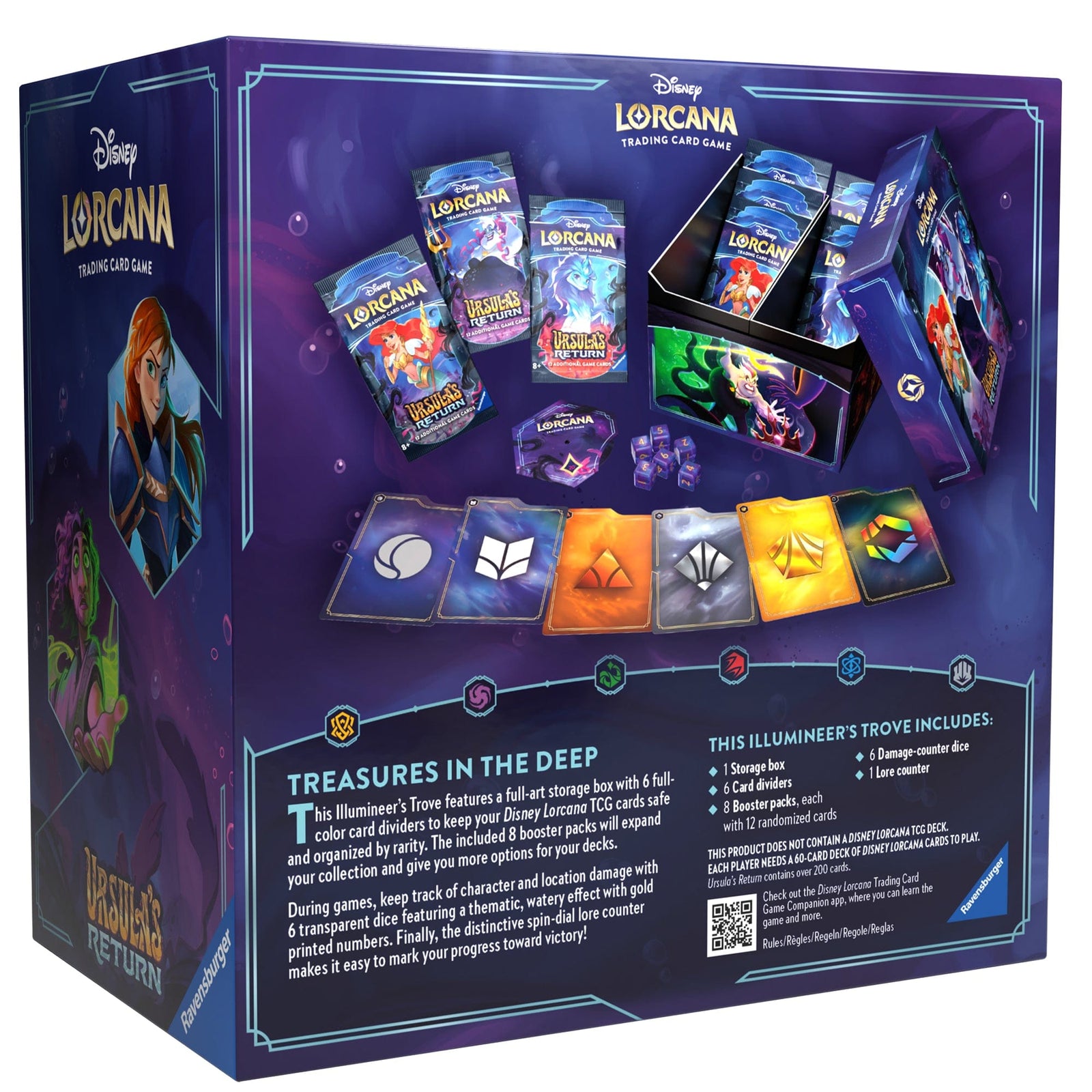 lorcana set 4 cards Disney Lorcana TCG Ursula's Return Set 4