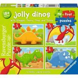 Ravensburger Jolly Dinos My First Puzzles - 2 + 3 + 4 + 5 Pieces