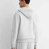 Reiss Zip Through Hoody In Grey Malange