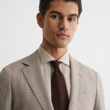 Reiss Blazer Check In Brown