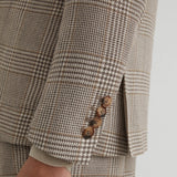 Reiss Blazer Check In Brown