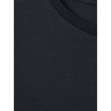 Reiss Bless Cotton Crew Neck T-Shirt in Airforce Blue