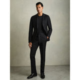 Reiss Bless Cotton Crew Neck T-Shirt In Black