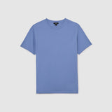 Reiss Bless Cotton Crew-Neck Tailored-Fit T-Shirt in Cornflower Blue