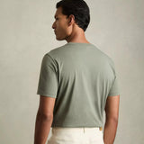 Reiss Bless Tailored-Fit Cotton Crew Neck T-Shirt In Sage Green