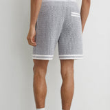 Reiss Drawstring Shorts Soft Blue