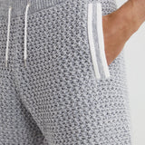 Reiss Drawstring Shorts Soft Blue