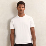 Reiss Flex Stretch-Cotton Loungewear T-Shirts 2 Pack in Black/White
