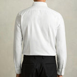 Reiss Greenwich Slim-Fit Button-Down Collar Cotton Oxford Shirt in White