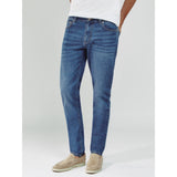 Reiss Maddison Tapered Slim-Fit Jeans in Mid Blue Wash
