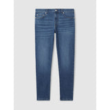 Reiss Maddison Tapered Slim-Fit Jeans in Mid Blue Wash