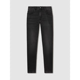 Reiss Maddison Tapered Slim-Fit Jeans in Washed Black