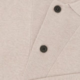 Reiss Men's Plaza Collared Button-Through Cardigan In Oatmeal