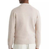 Reiss Men's Plaza Collared Button-Through Cardigan In Oatmeal