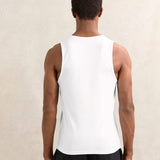 Reiss Monty 2 Pack Stretch-Cotton Loungewear Vests in White/Black