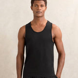 Reiss Monty 2 Pack Stretch-Cotton Loungewear Vests in White/Black