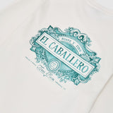 Reiss Short Sleeve Crew Palm Print T-Shirt In White