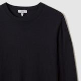 Reiss Wessex Merino Wool Crew Neck Jumper in Navy