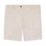 Reiss Wicket Cotton Blend Modern Fit Chino Shorts In Chalk