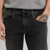 Replay Grover Straight-Fit Jeans Mid Wash Grey