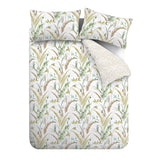 RHS Ornamental Grasses 200 Thread Count Cotton Reversible Super King Duvet Cover Set with Pillowcases Natural