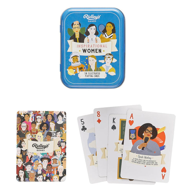 Ridley's Games Inspirational Women Playing Cards