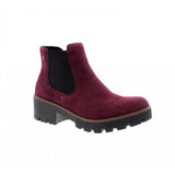 Rieker Chunky Elasticated Women's Chelsea Boots in Purple