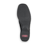 Rieker Double ZIP Shoes In Black