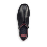 Rieker Double ZIP Shoes In Black