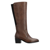 Rieker Knee High Boot In Chestnut