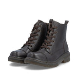 Rieker Lace Ankle Boot In Brown