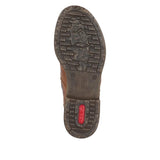 Rieker Ruched Mid Boot In Brown