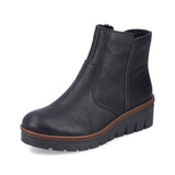 Rieker Slip-on Ankle Boot In Black