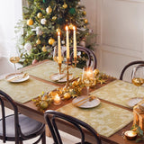 Paoletti Gold Stag Set of 4 Christmas Festive Placemats Gold