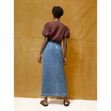 Ro&Zo Chocolate Pure Cotton Puff Sleeve T-Shirt