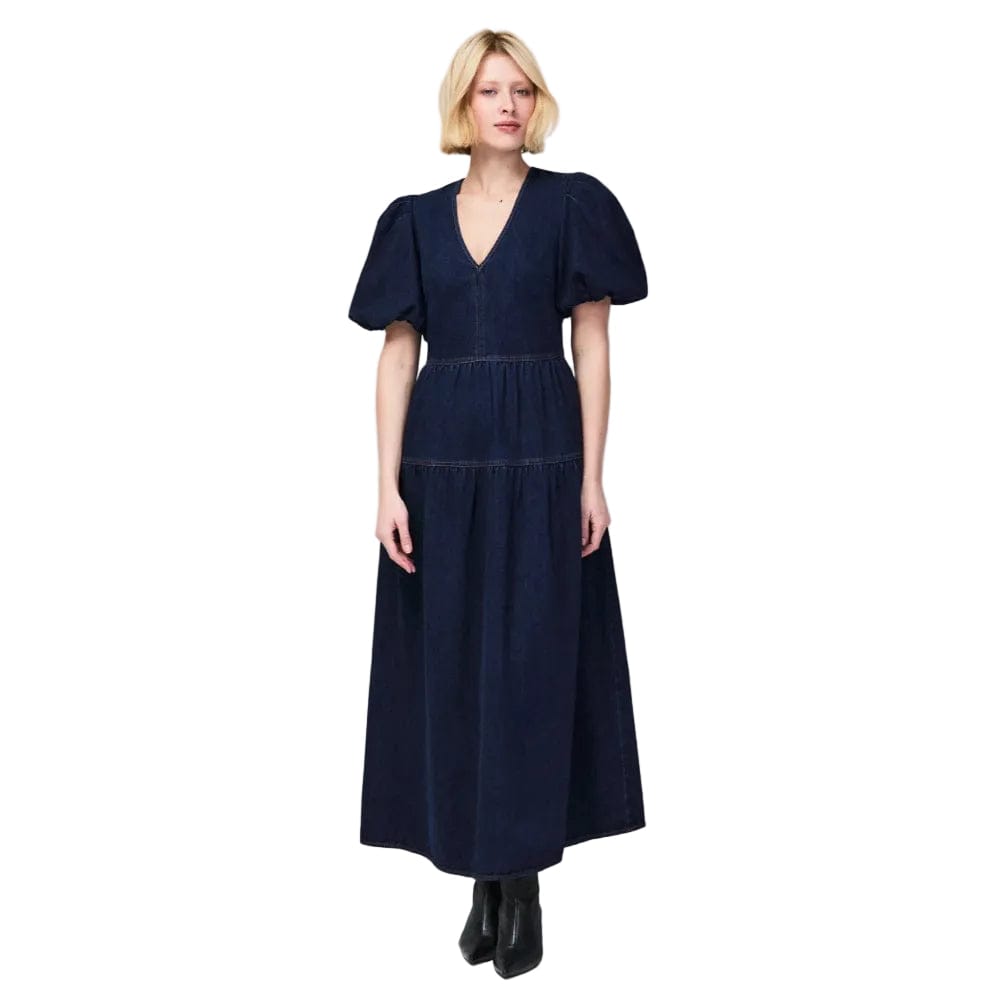 Ro&Zo Denim Zip Front Mini Dress