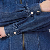 Ro&Zo Denim Zip Front Mini Dress