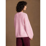 Ro&Zo Marl Knit Jumper in Pink