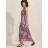Ro&Zo Pink Rose-Print Strappy Dress