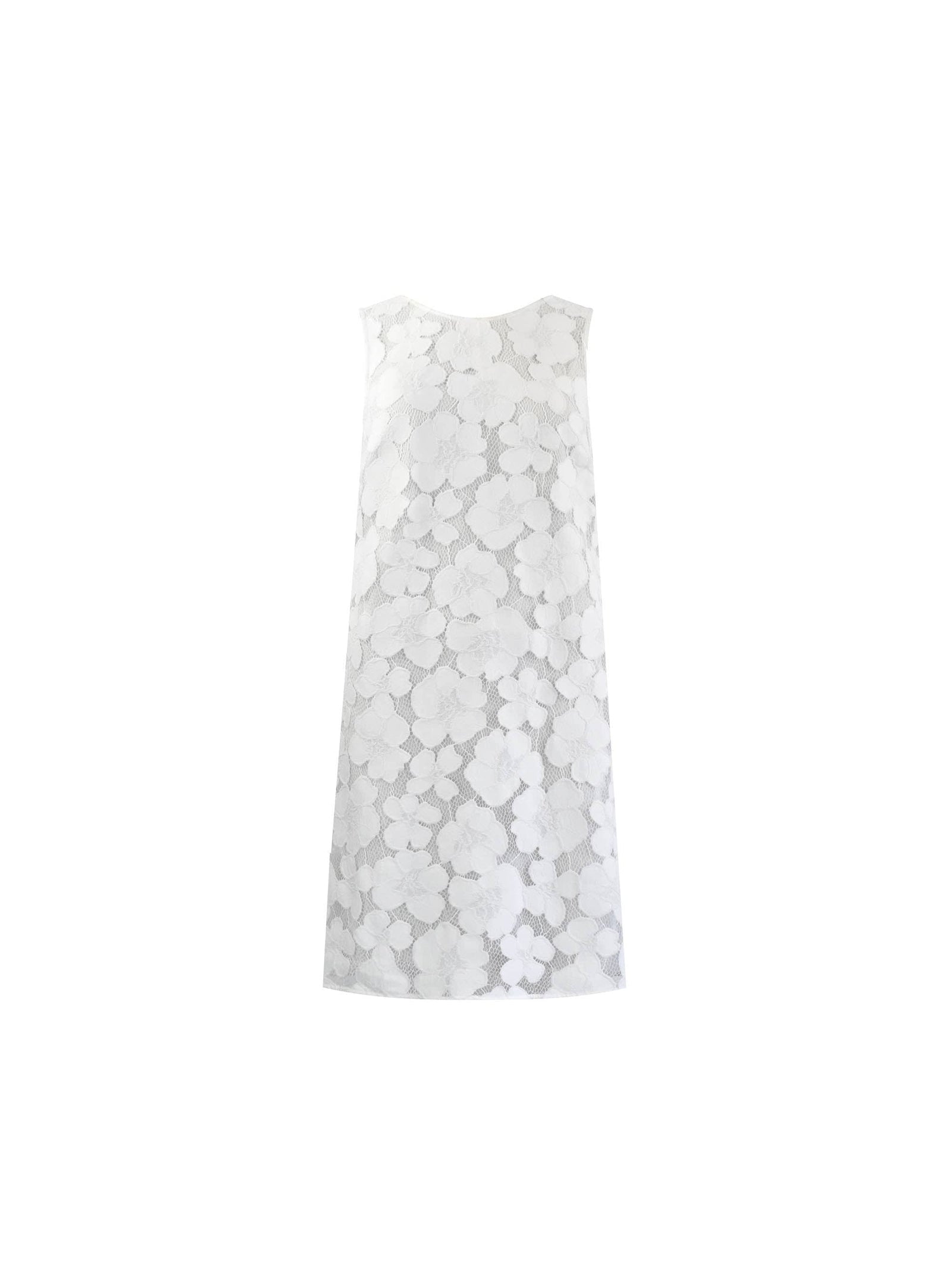 Ro&Zo White Lace Mini Shift Dress Ro&Zo White Lace Mini Shift Dress