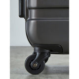 Rock Luggage Byron 4 Wheel Hardsell Medium Suitcase 64cm - Charcoal