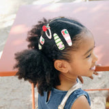 Rockahuhla Kids Cherry Kiss Fabric Clip Set