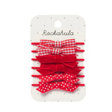 Rockahula School Bow Pony Set In Red