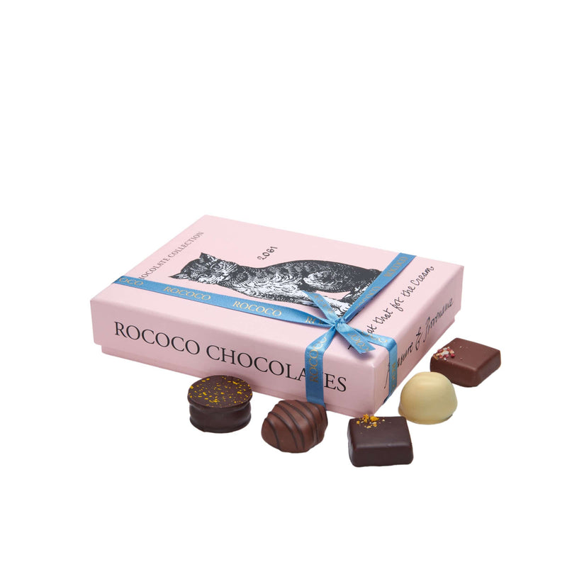 Rococo Chocolates Cat That Got The Cream Chocolate Truffles Box 110G