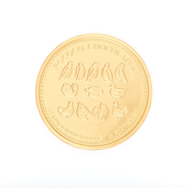 Rococo Chocolates Large Gold Milk Chocolate Coin 58G
