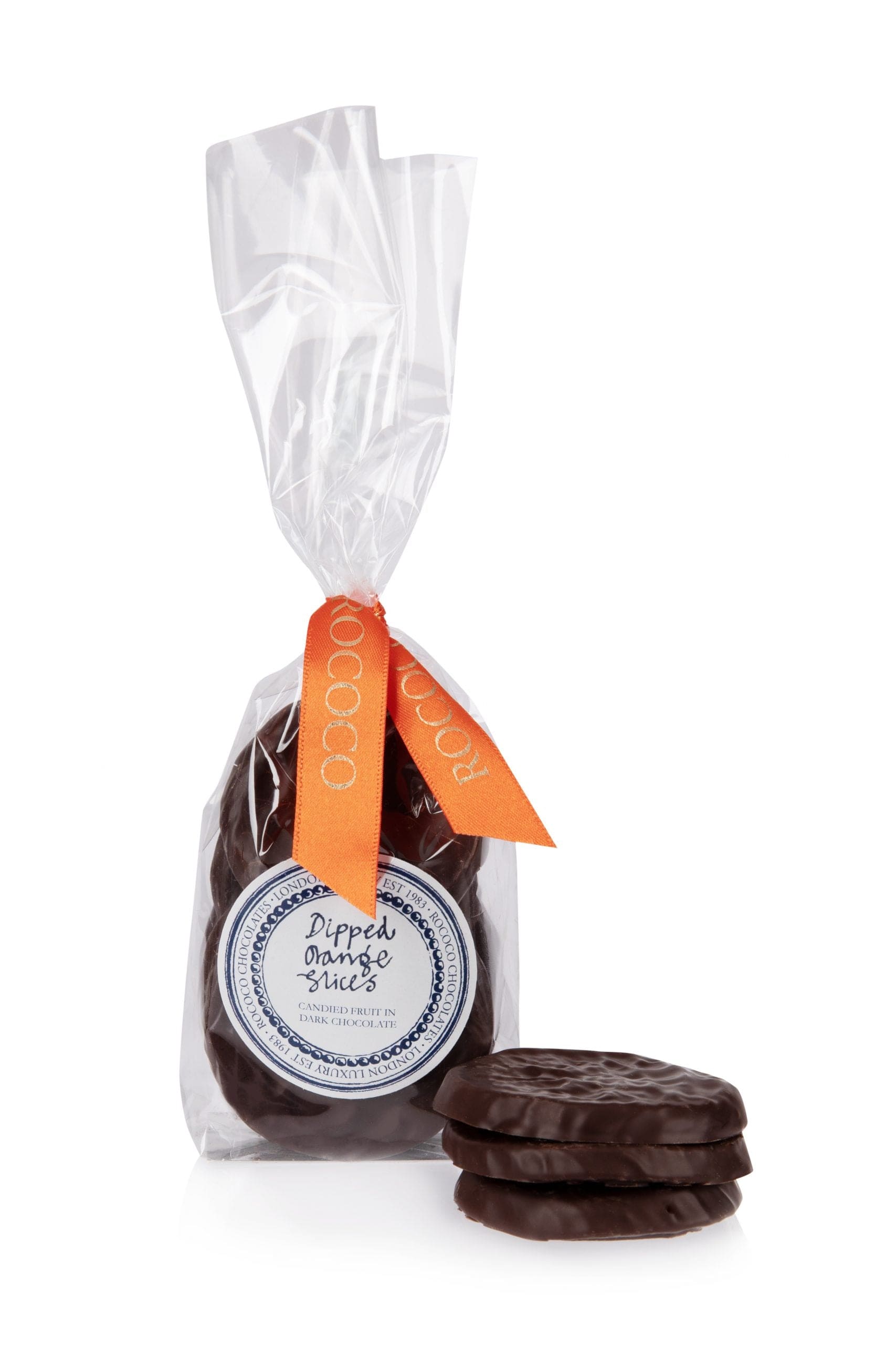 Rococo Dark Chocolate Dipped Orange Slices